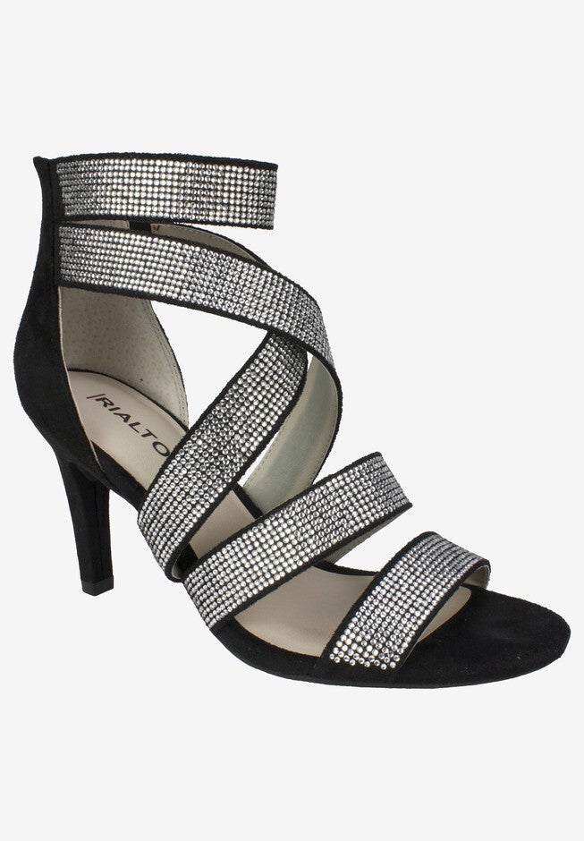 Revo Sandal , BLACK SUEDE, hi-res image number null