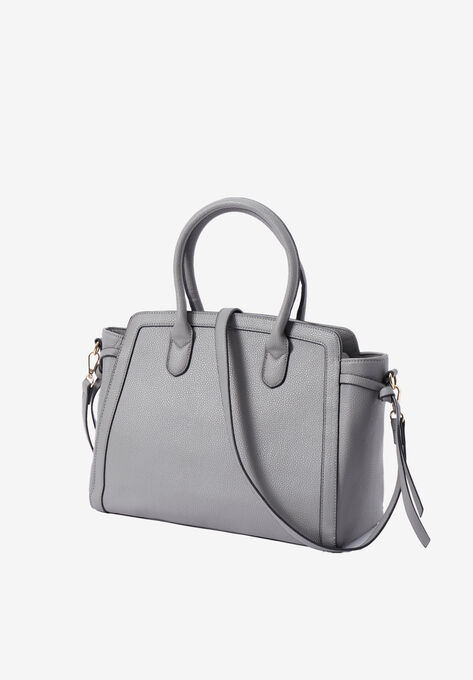 Everyday Faux Leather Satchel., , alternate image number null