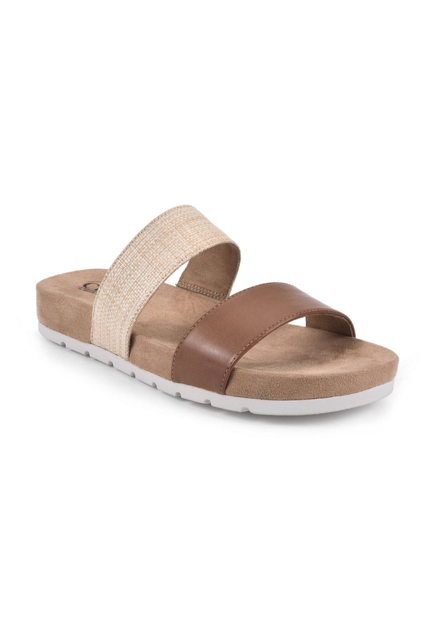 Tahlie Flat Sandals , TAN RAFFIA, hi-res image number 0
