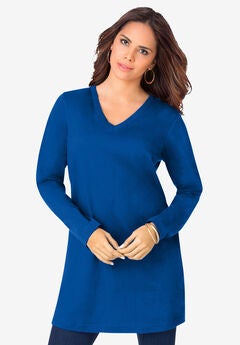 Ultimate Long Sleeve V Neck Tunic