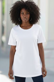 Plus Size Cotton Ultimate Crewneck Tee