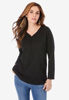 Plus Size Long Sleeve Shirts