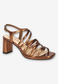 Damsel Square Toe Heeled Sandal