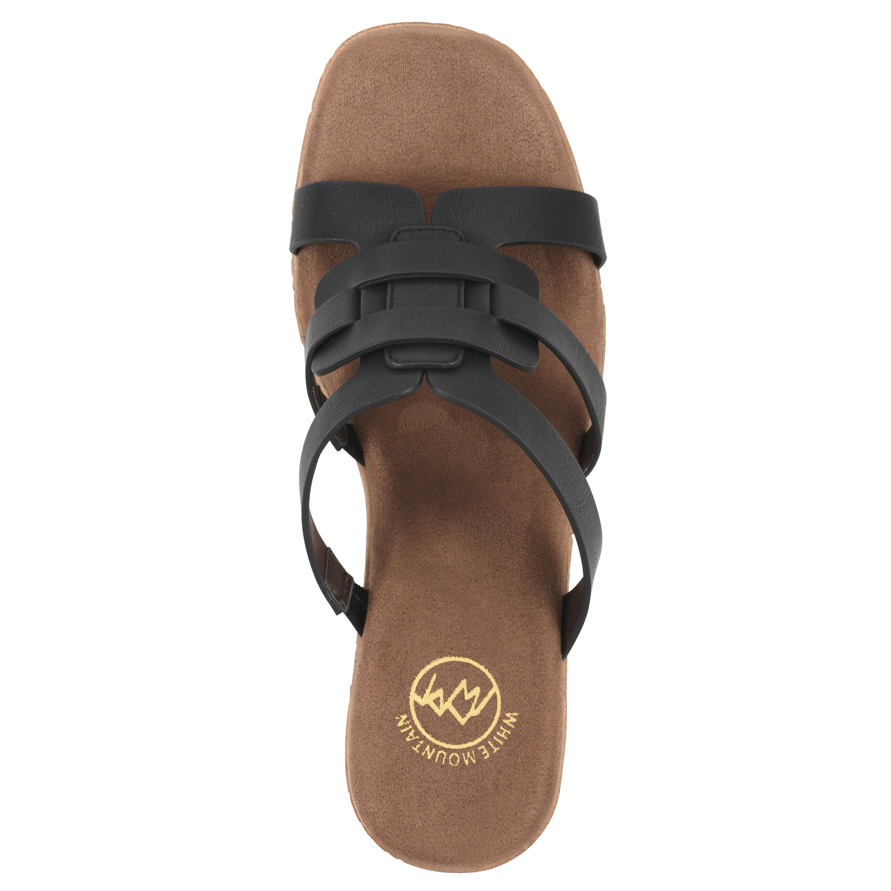 Barillo Platform Sandal, BLACK SMOOTH, alternate image number 4