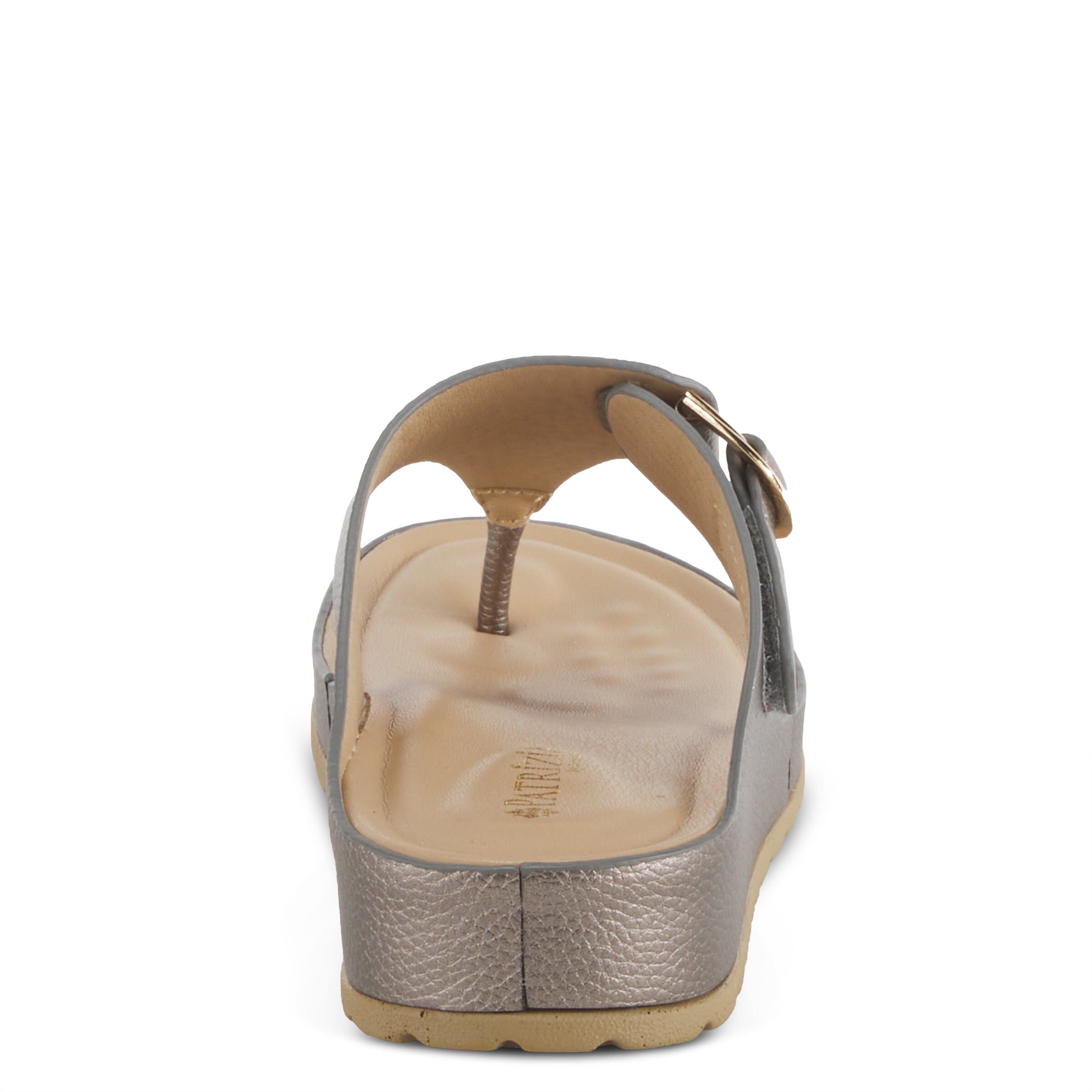 Rozeta Thong Sandal, PEWTER, on-hover image number 1