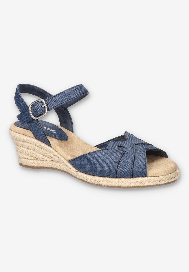 Miramar Espadrille Wedge Sandal, NAVY, hi-res image number null