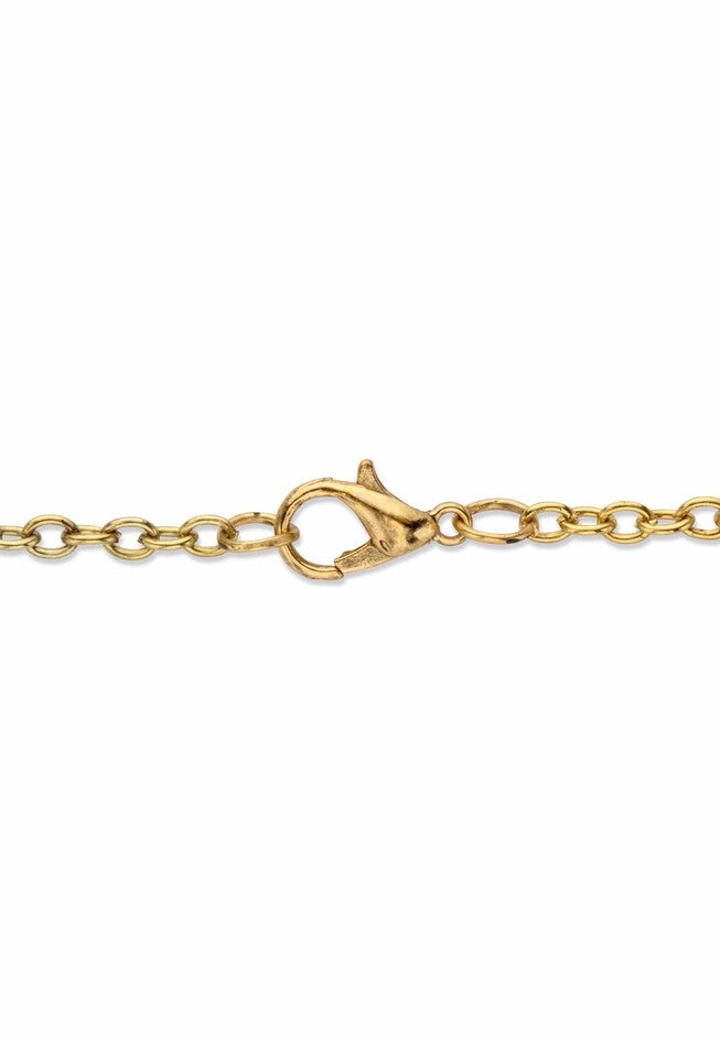 Goldtone Antiqued Butterfly Pendant with 24 inches Chain, , on-hover image number null