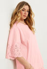 Eyelet-Detailed Shirt & Short Set, , alternate image number null
