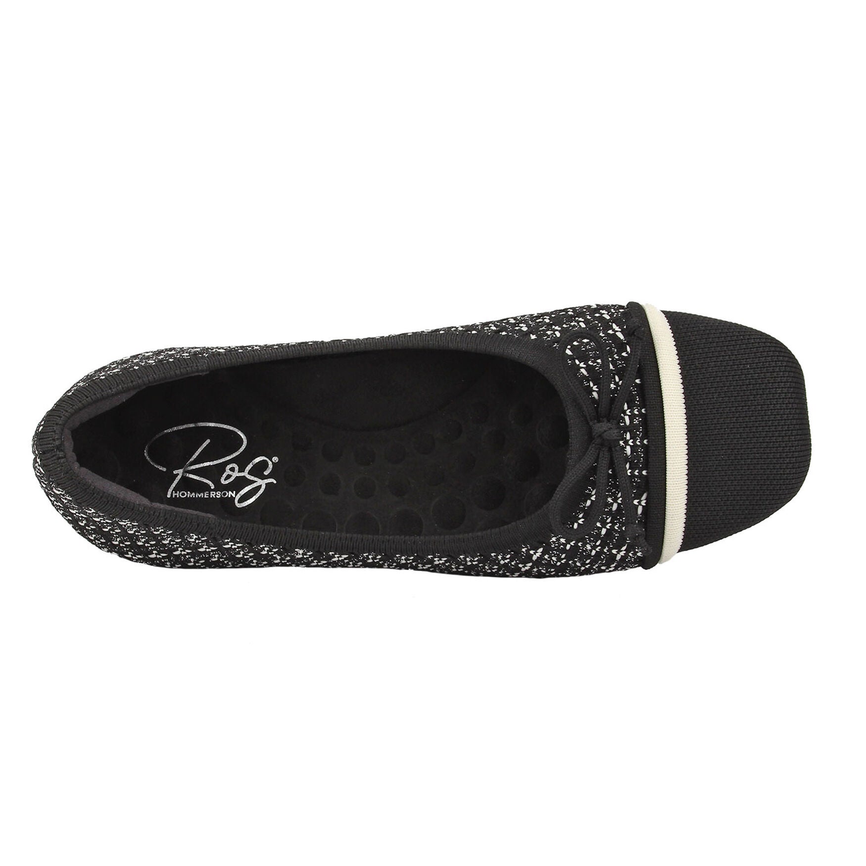 Noelle Knit Flat, BLACK, alternate image number 5