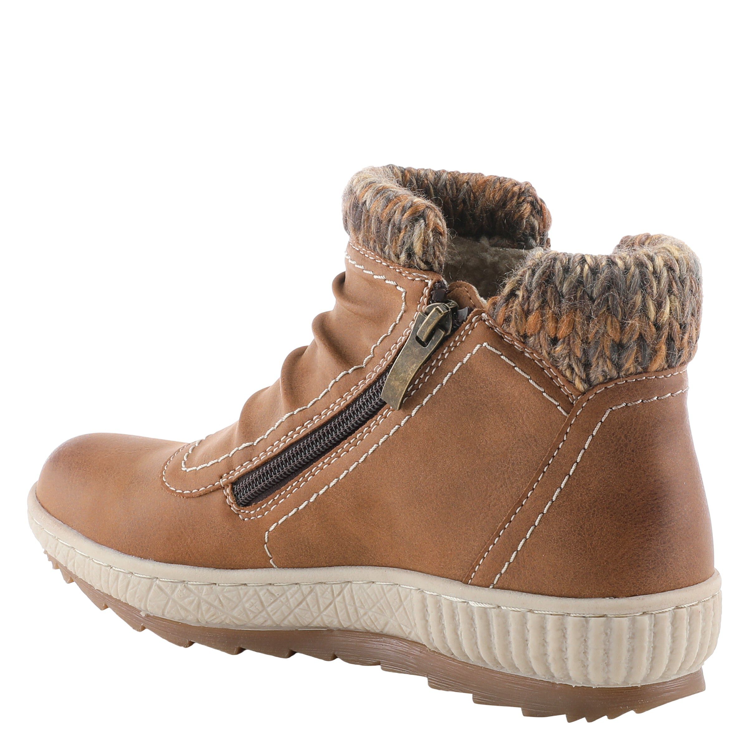 Cleora Booties, MEDIUM BROWN, alternate image number 6