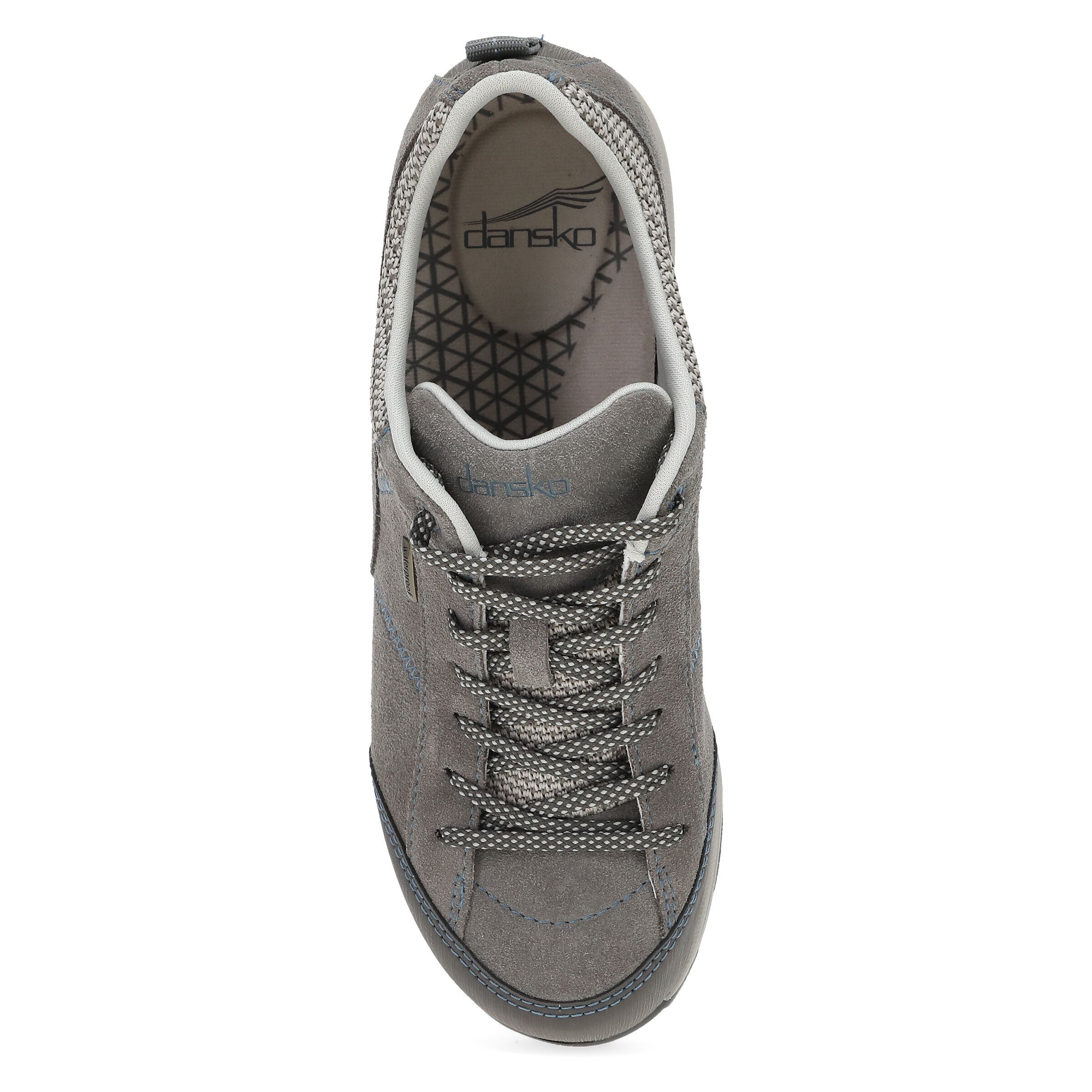 Paisley Laceup Waterproof Outdoor Shoe, GREY, alternate image number 5