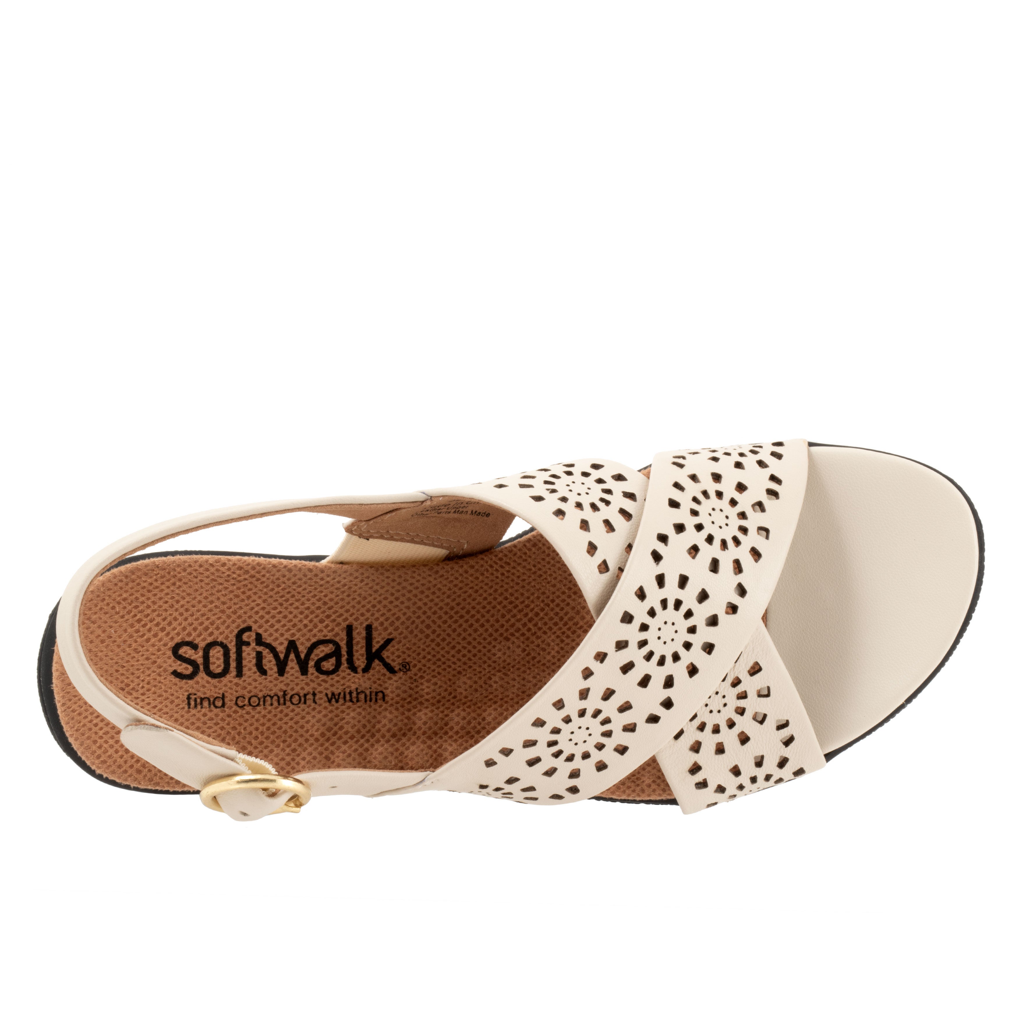 Tillman Sling Perf Sandal, BONE, alternate image number 3