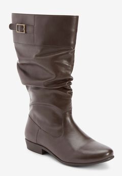 The Monica Wide Calf Leather Boot