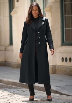 Plus Size Long Black Coats