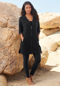 Plus Size Stylish Black Hoodies