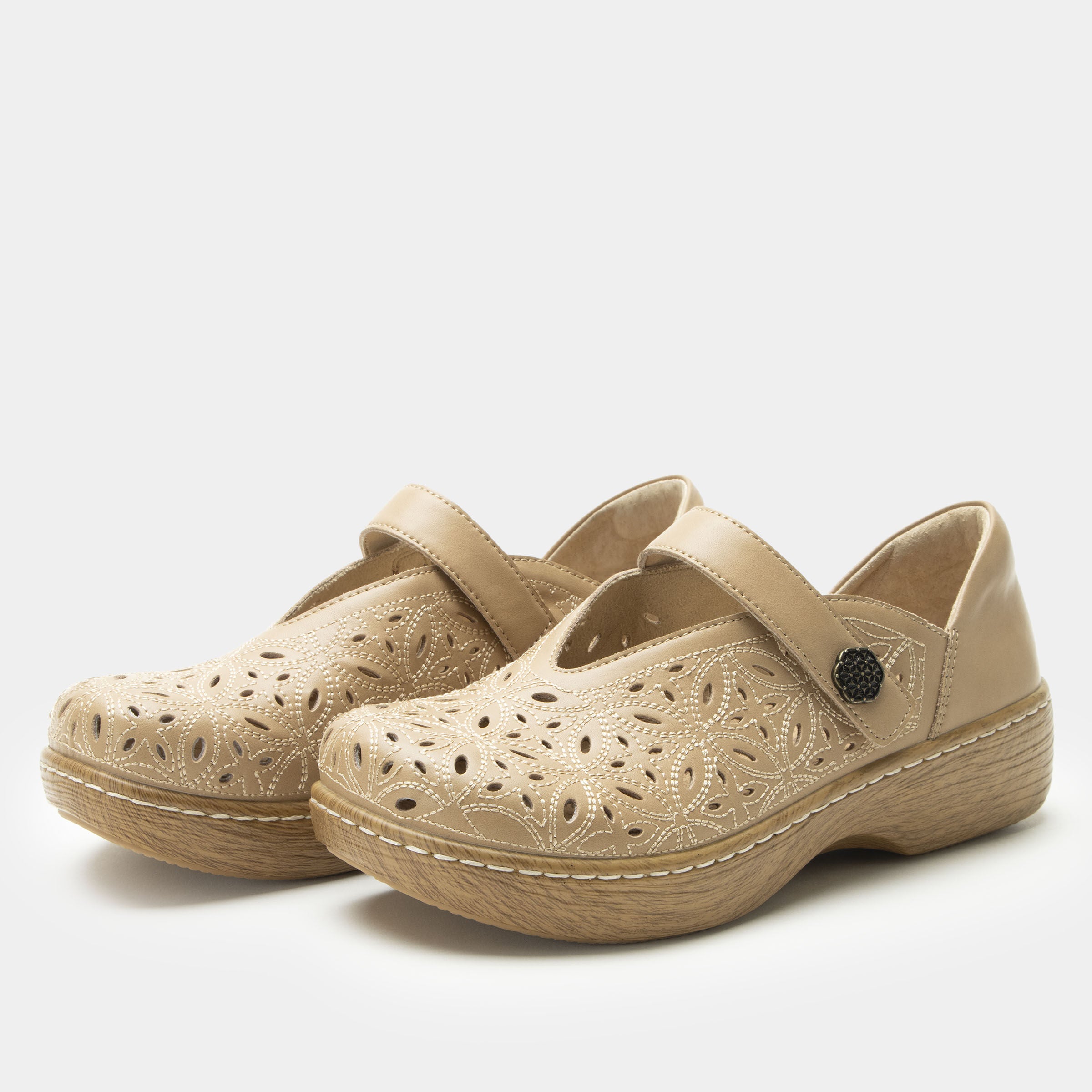 Opheliah V-Cut Mary Jane Shoe, BROWN, hi-res image number 0