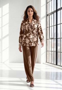Long Sleeve Bow Blouse