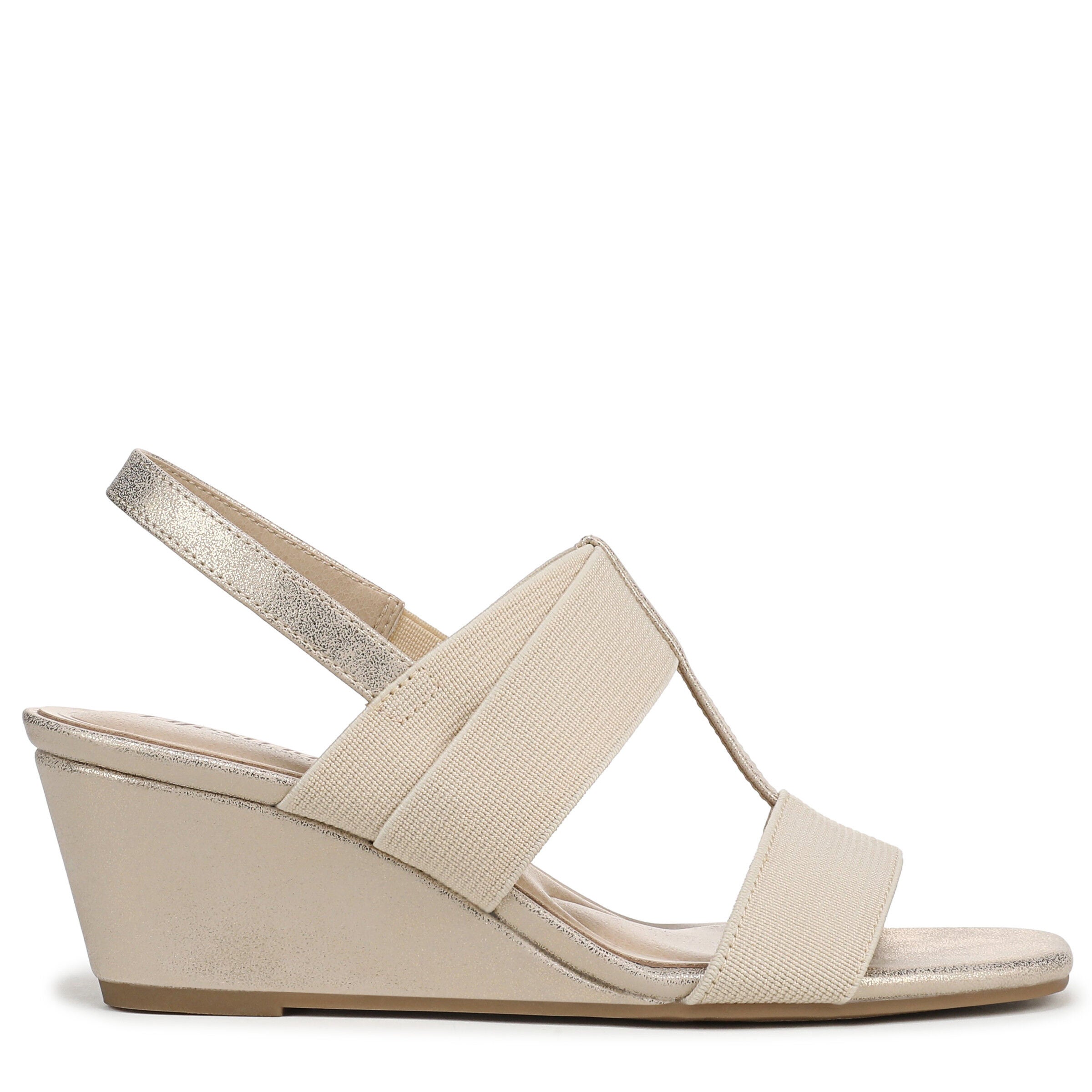 Sweet Slingback Wedge Sandal, PLATINO GOLD, alternate image number 3