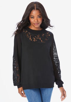 Cutout Pullover Sweater