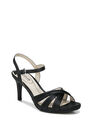 Maebree Heeled Slingback, BLACK SATIN, hi-res image number null