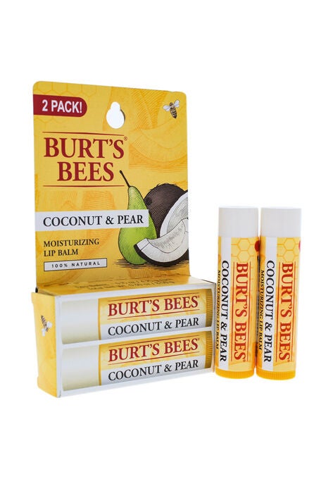 Coconut And Pear Moisturizing Lip Balm Twin Pack -2 X 0.15 Oz Lip Balm, O, hi-res image number null