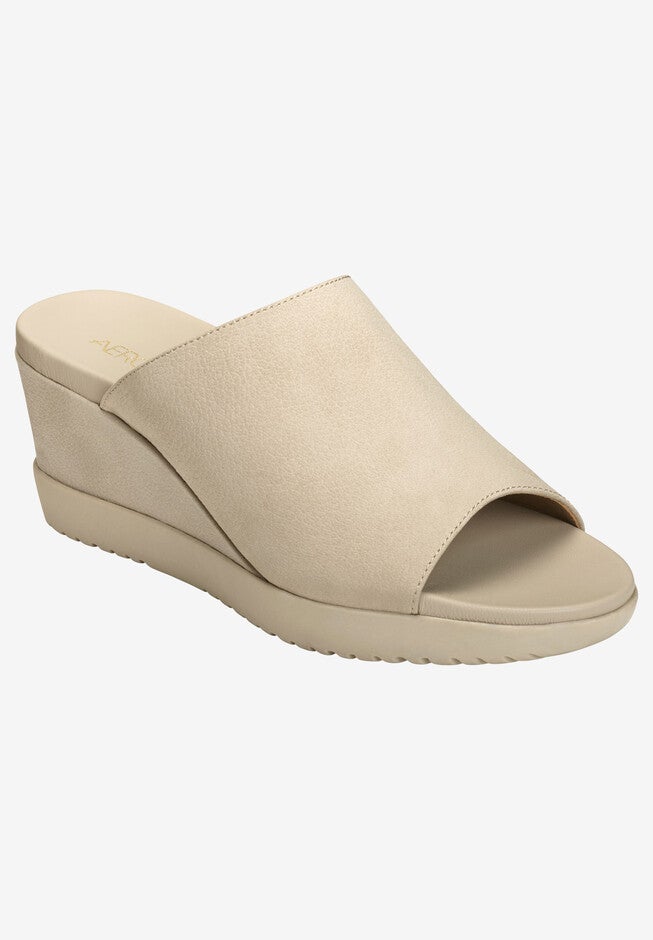 Blonde Wedge by Aerosoles®, BONE NUBUCK, hi-res image number 0