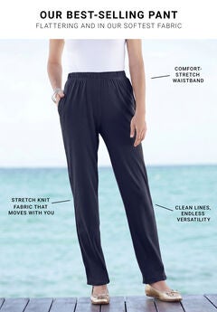 Plus Size Cotton Twill Pants