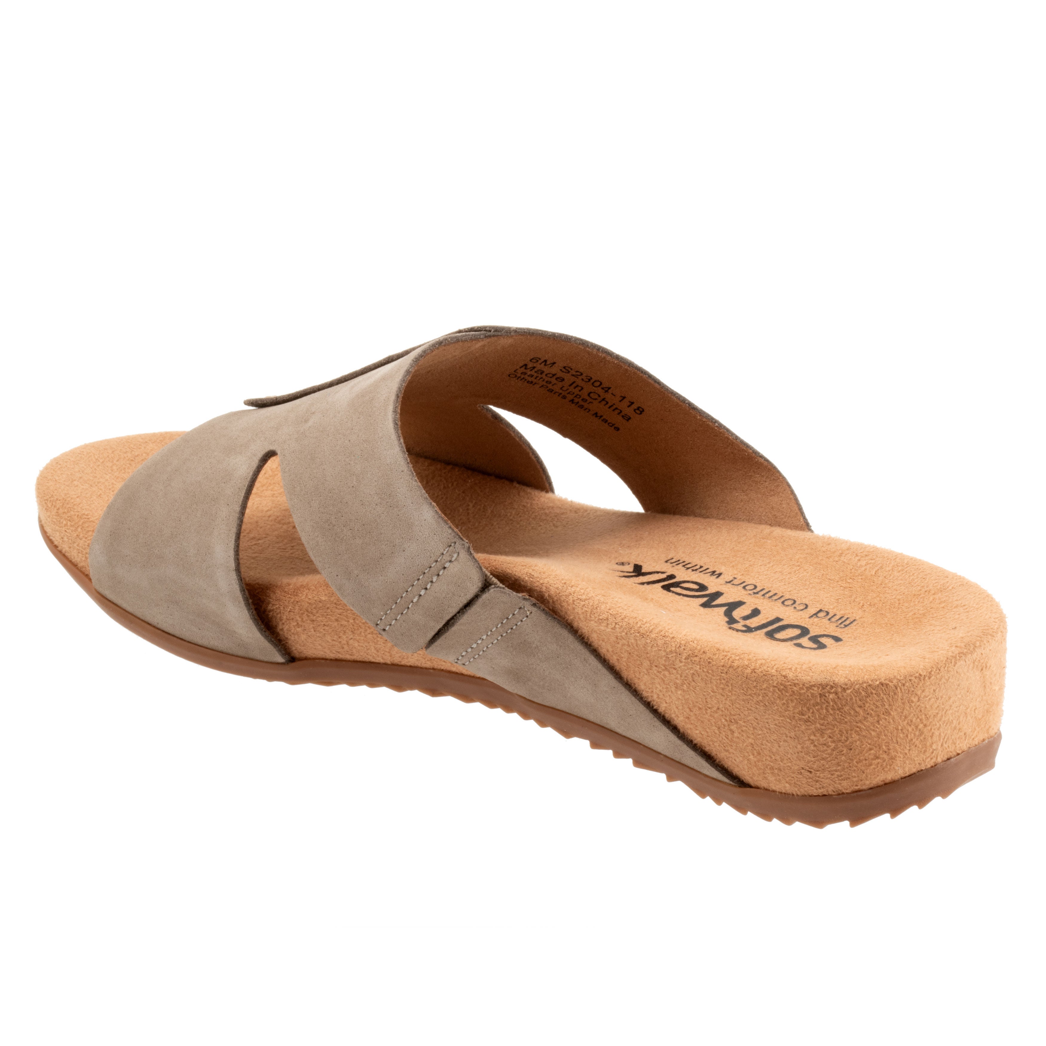 Beverly Sandal, TAUPE NUBUCK, on-hover image number 1