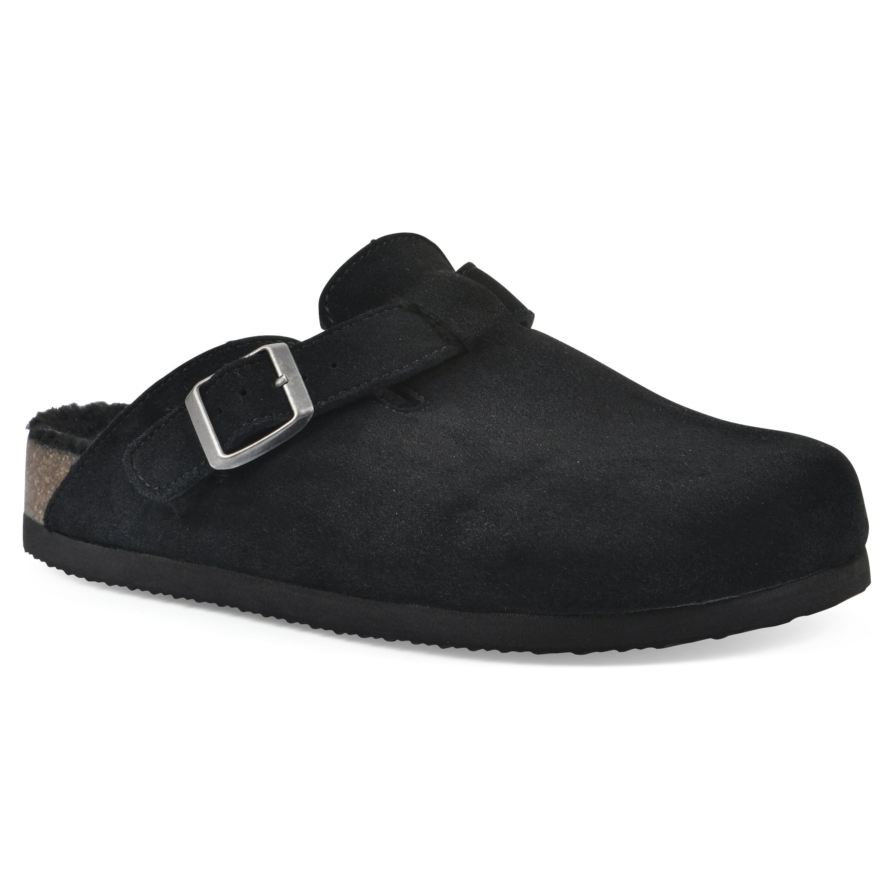 Bari Footbeds Clog, BLACK SUEDE FF, hi-res image number 0