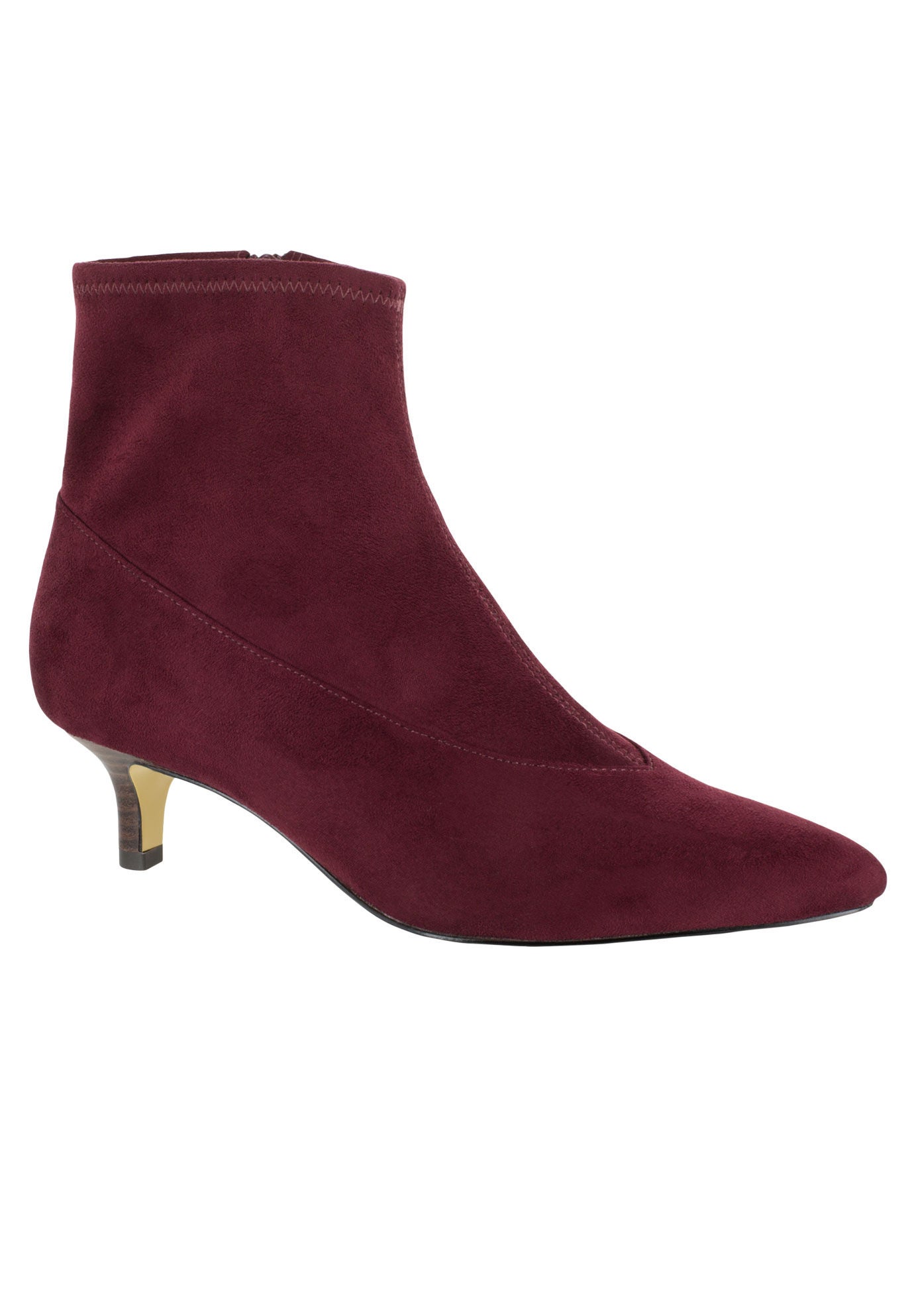 Stephanie II Booties&nbsp; &nbsp;, BURGUNDY SUPER SUEDE, hi-res image number 0