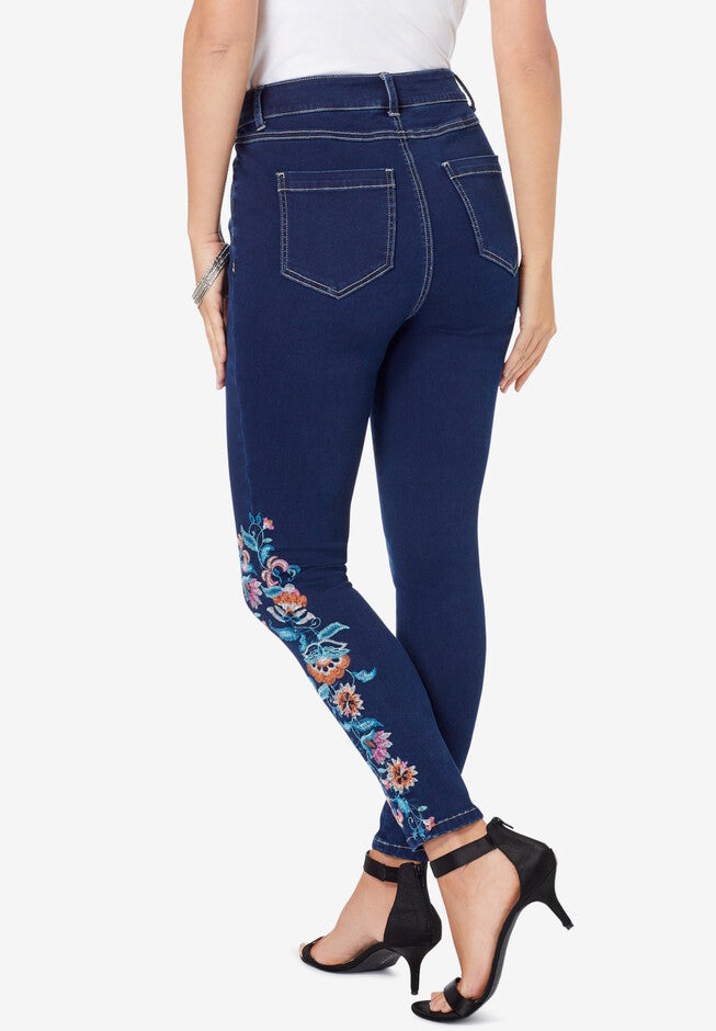Embroidered Jean, , on-hover image number 1