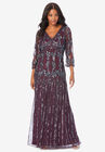Beaded Dress, DARK BERRY, hi-res image number null