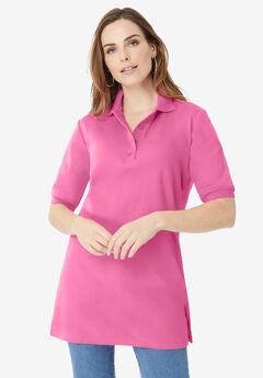 Oversized Polo Tunic