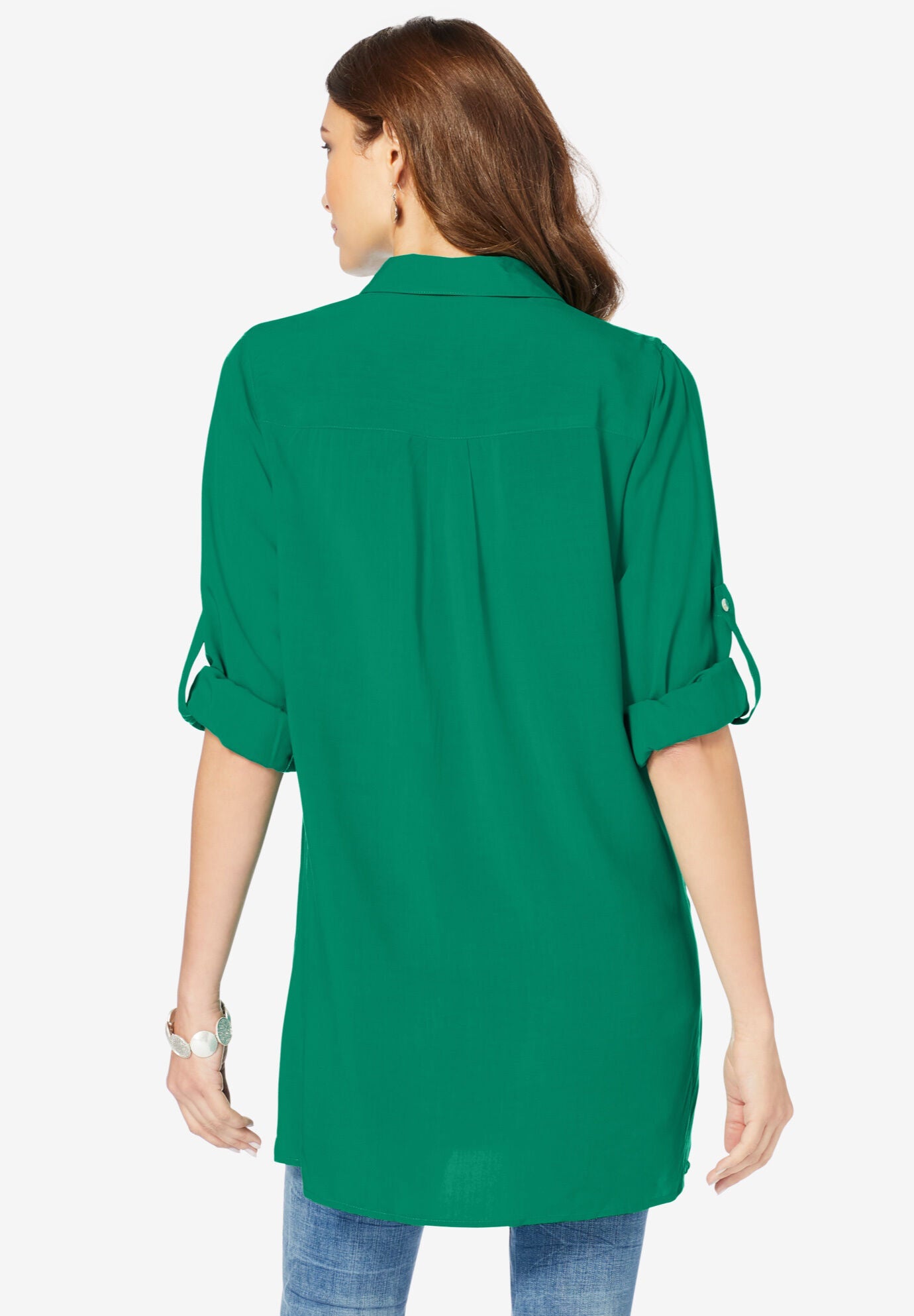 Fashionable Kelli Big Shirt, Iris Blue Roaman's