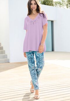 Eyelet Swing Tee