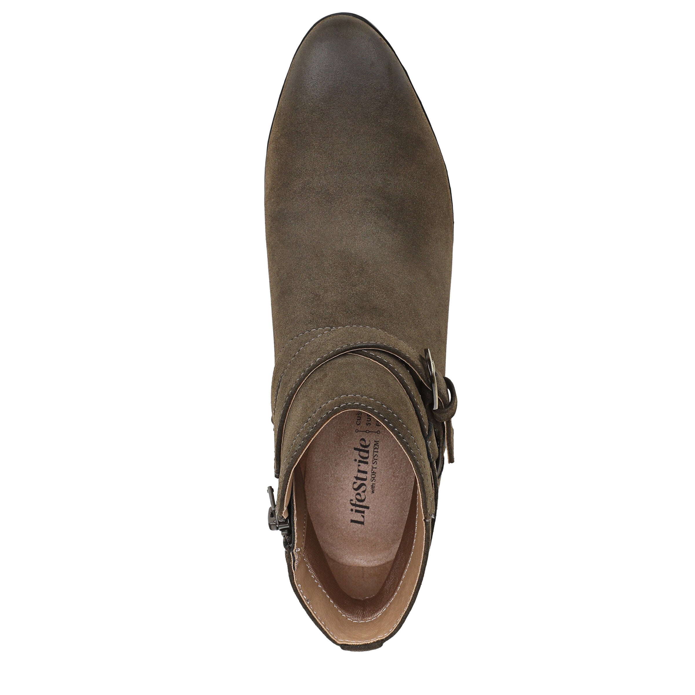 Oaklyn Ankle Bootie, OLIVE, alternate image number 6