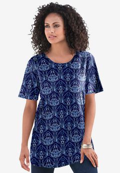 Plus Size Cotton Ultimate Crewneck Tee