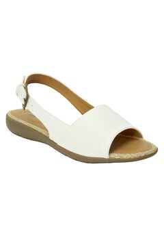 White Sandals With Ankle Strap