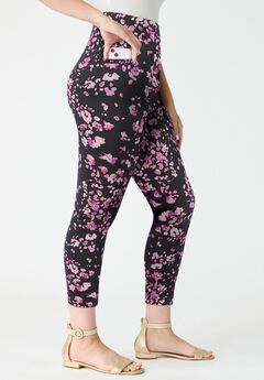 Side-Pocket Essential Capri Legging