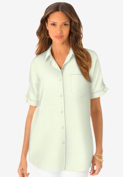 French Check Big Shirt