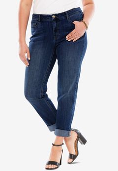 Plus Size 24/7 Stretch Boyfriend Jean