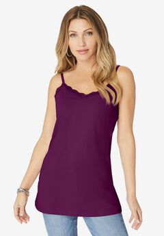 Lace Trim Bra Cami