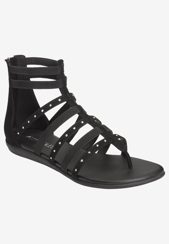 Nuchlear Sandal , BLACK FABRIC, hi-res image number null