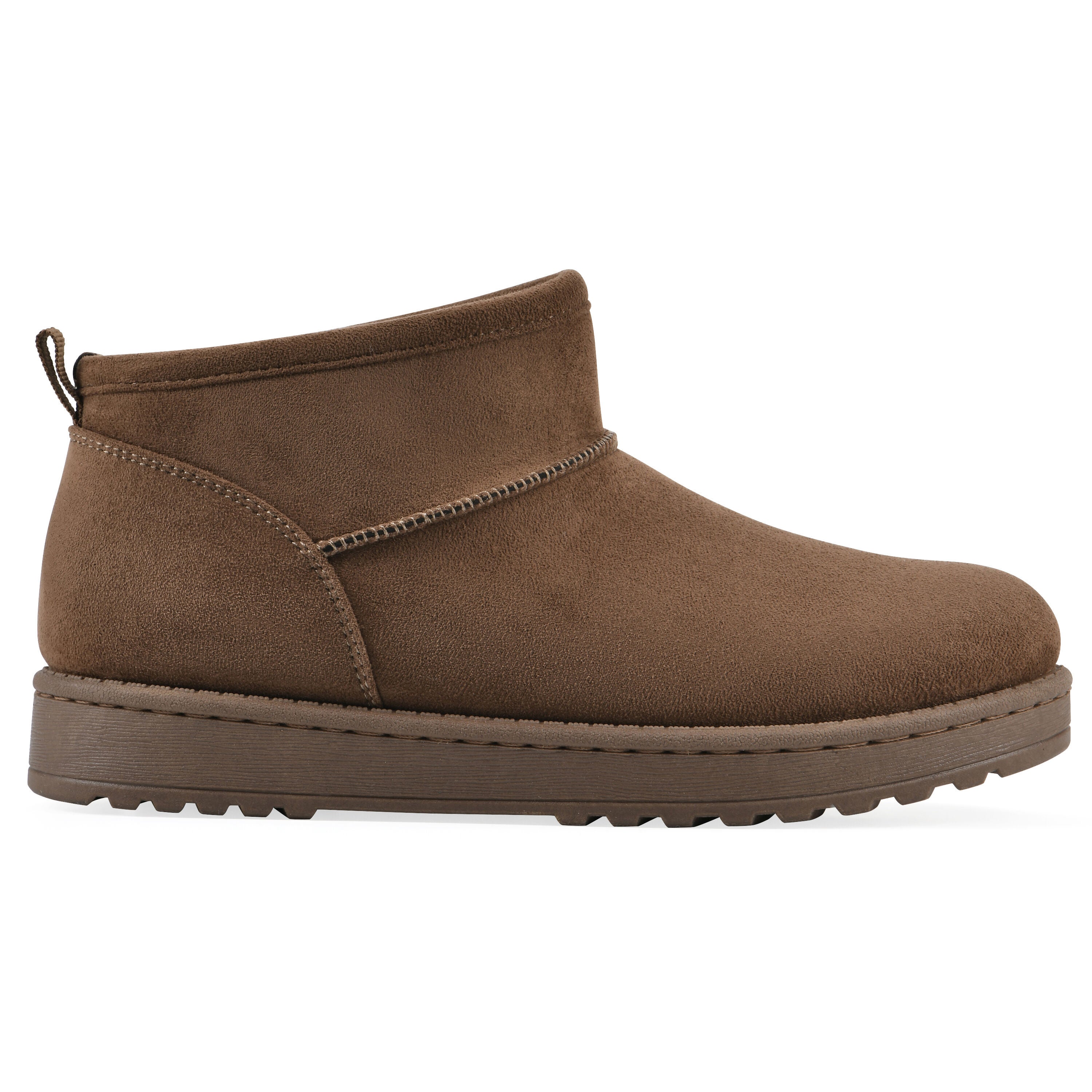 Inspa Faux Fur Bootie, DARK CHOCOLATE, alternate image number 2