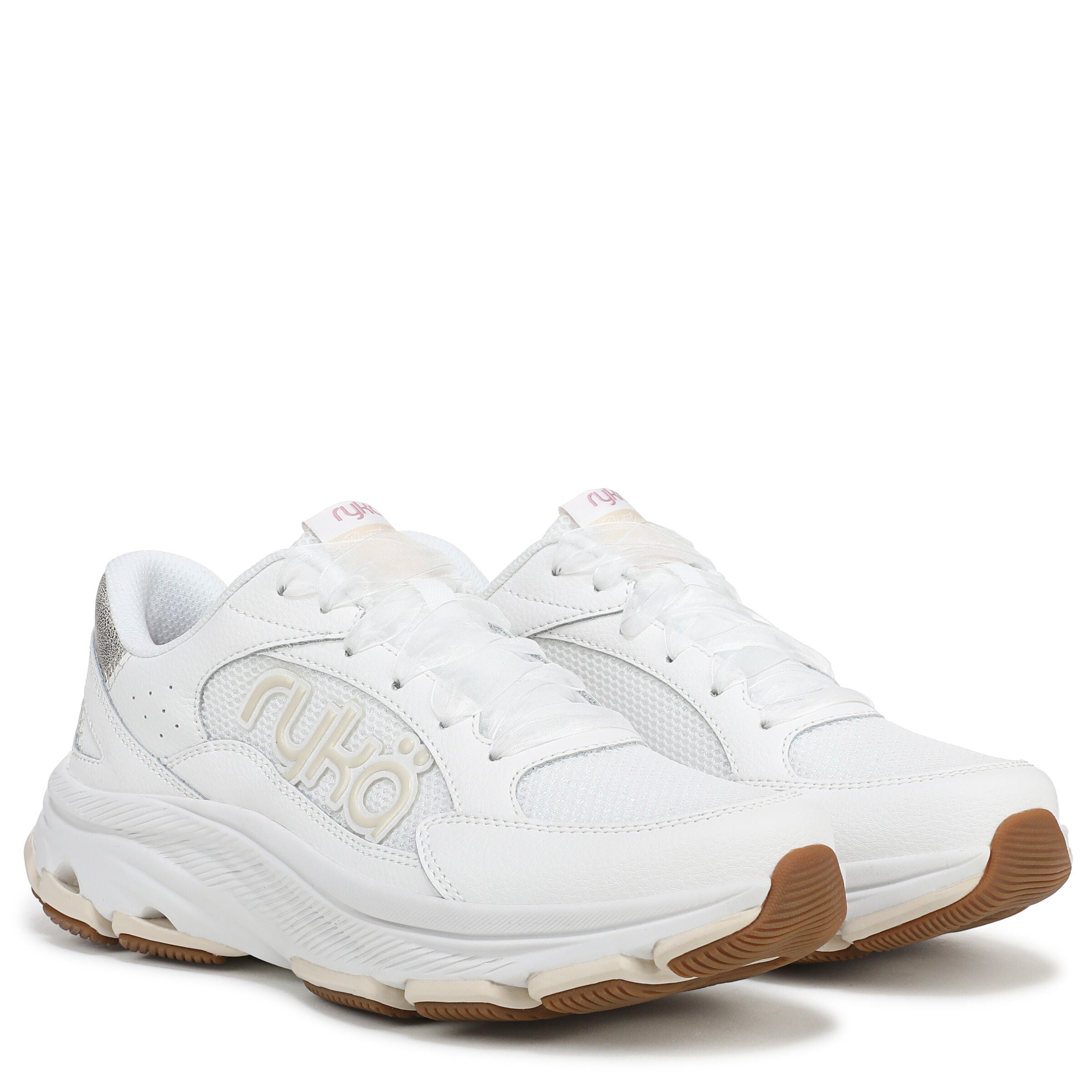 Devotion X Max Classic Walking Sneaker, WHITE LEATHER, alternate image number 2