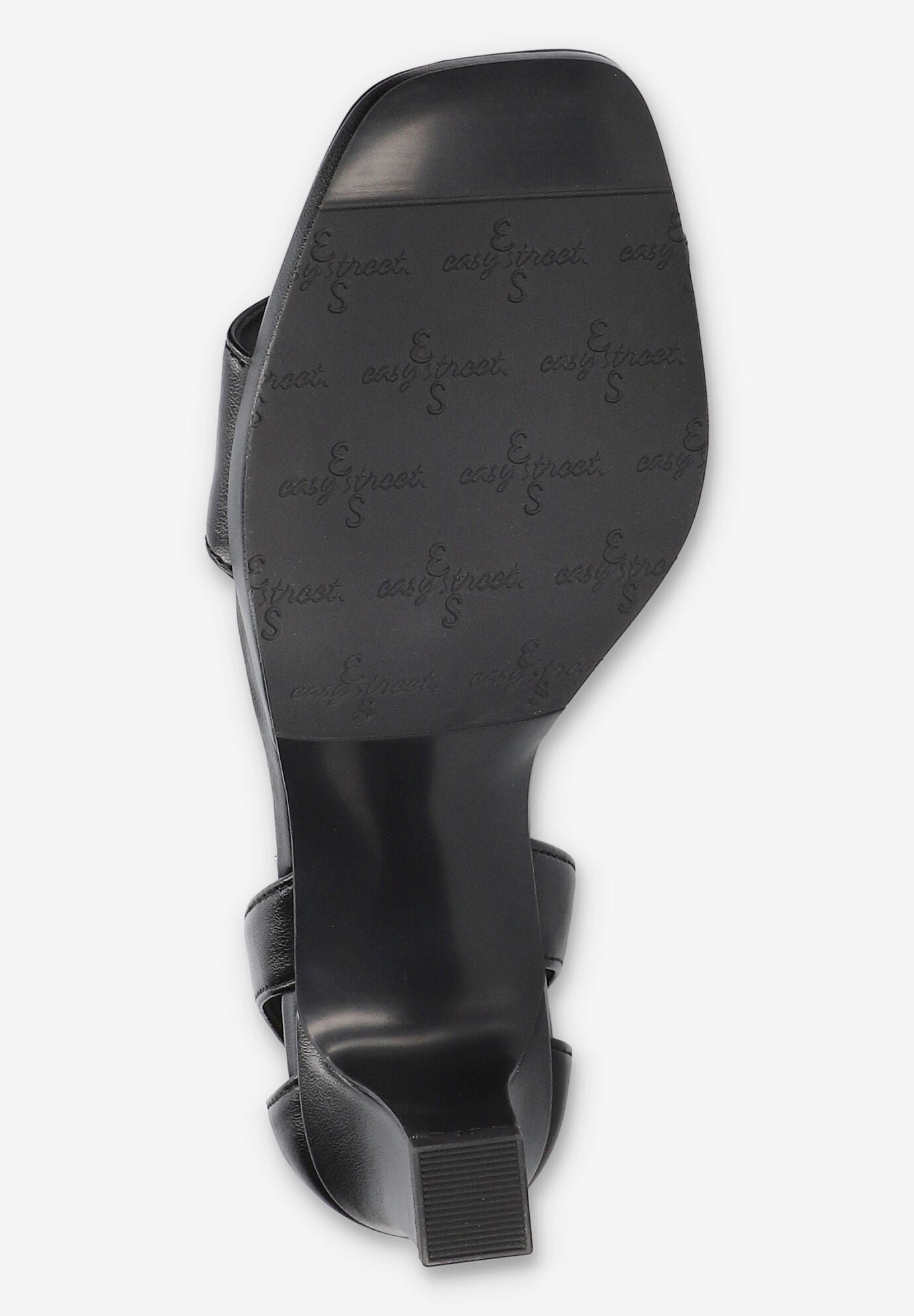 Ro Square Toe Heeled Sandal, BLACK, alternate image number 5