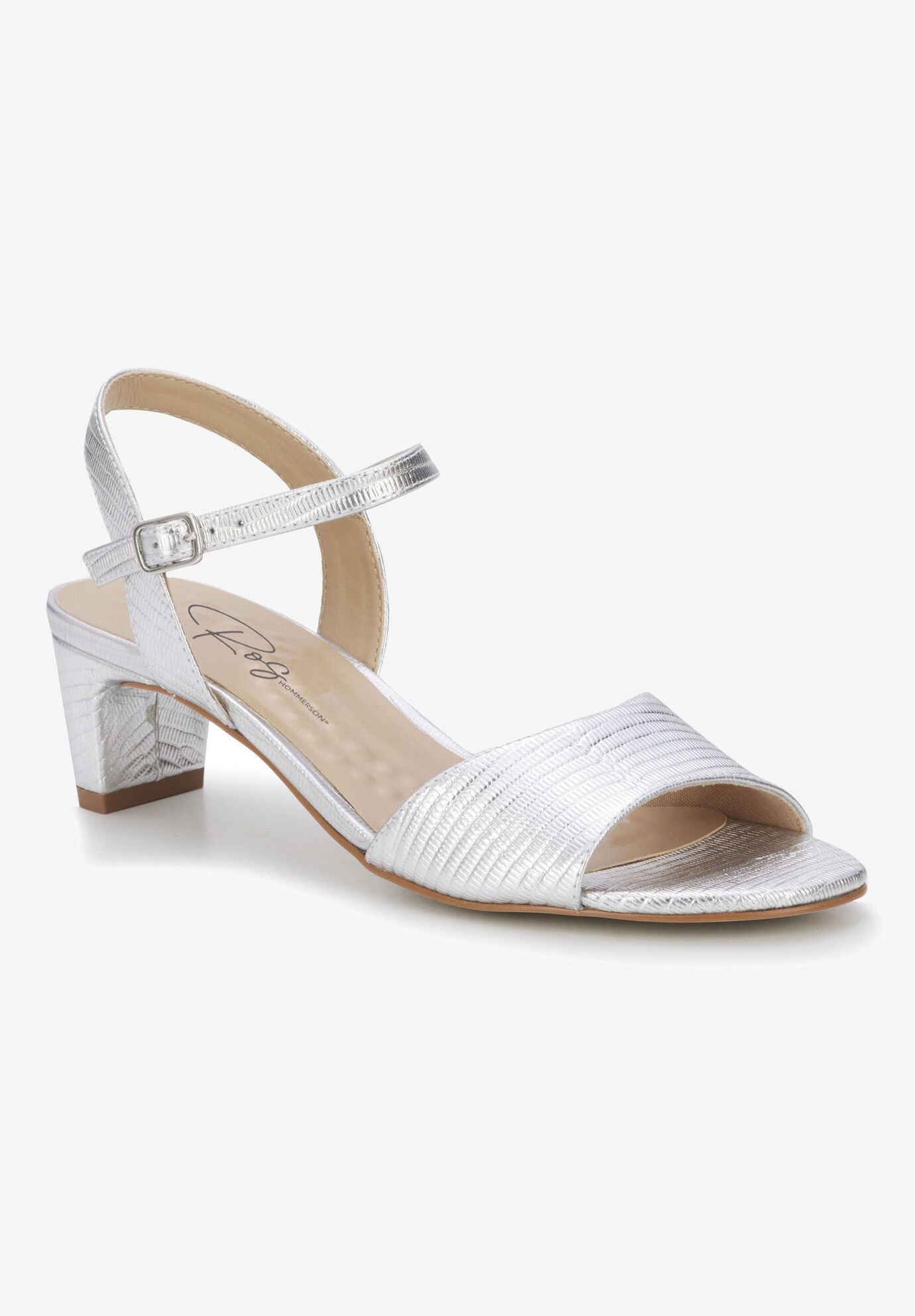 Lydia Sandal, SILVER CRINKLE, hi-res image number 0