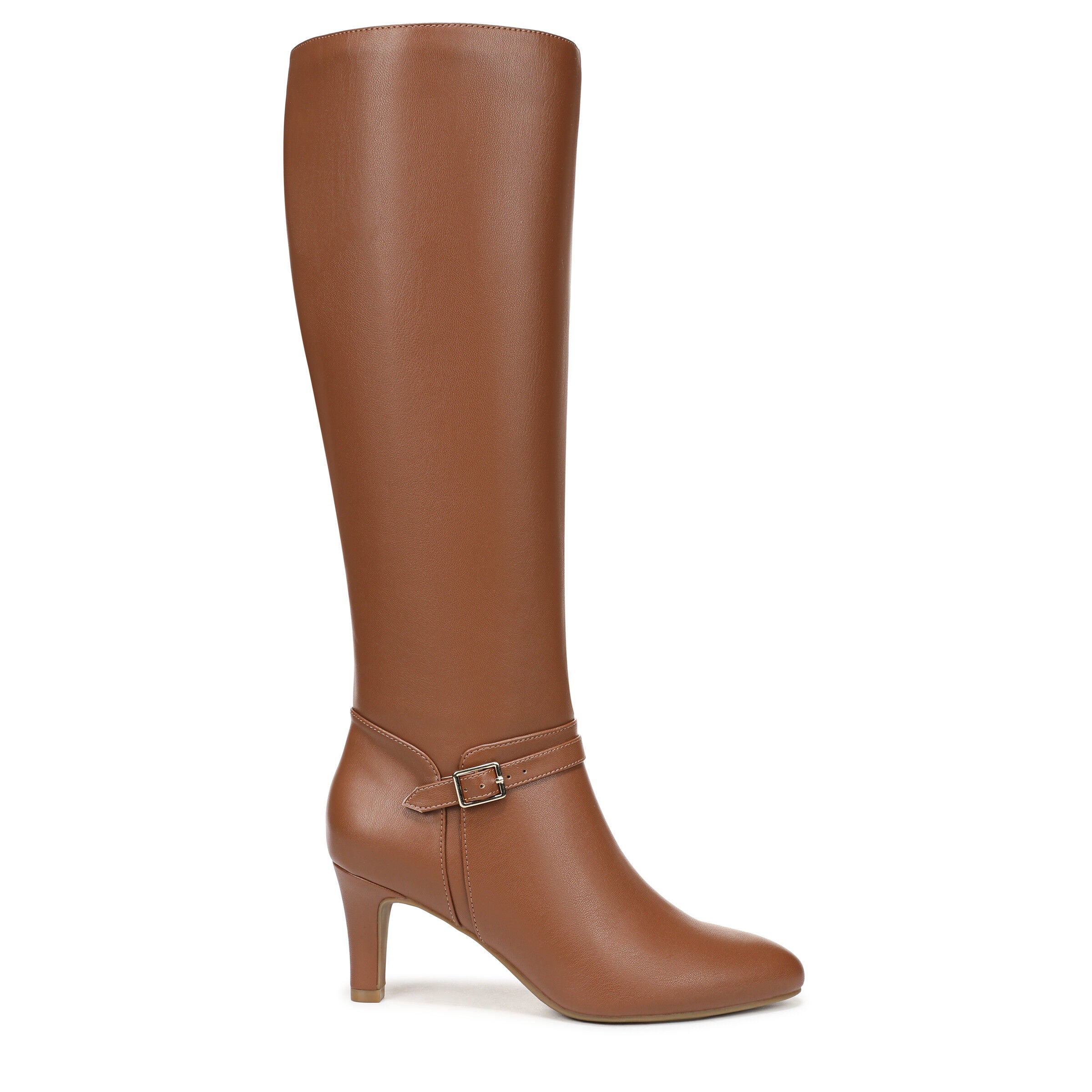 Glenore Wide Calf Knee High Boot, CARAMEL, alternate image number 3