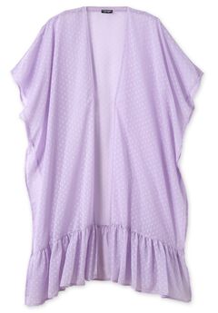 Swiss Dot Ruffle Shawl