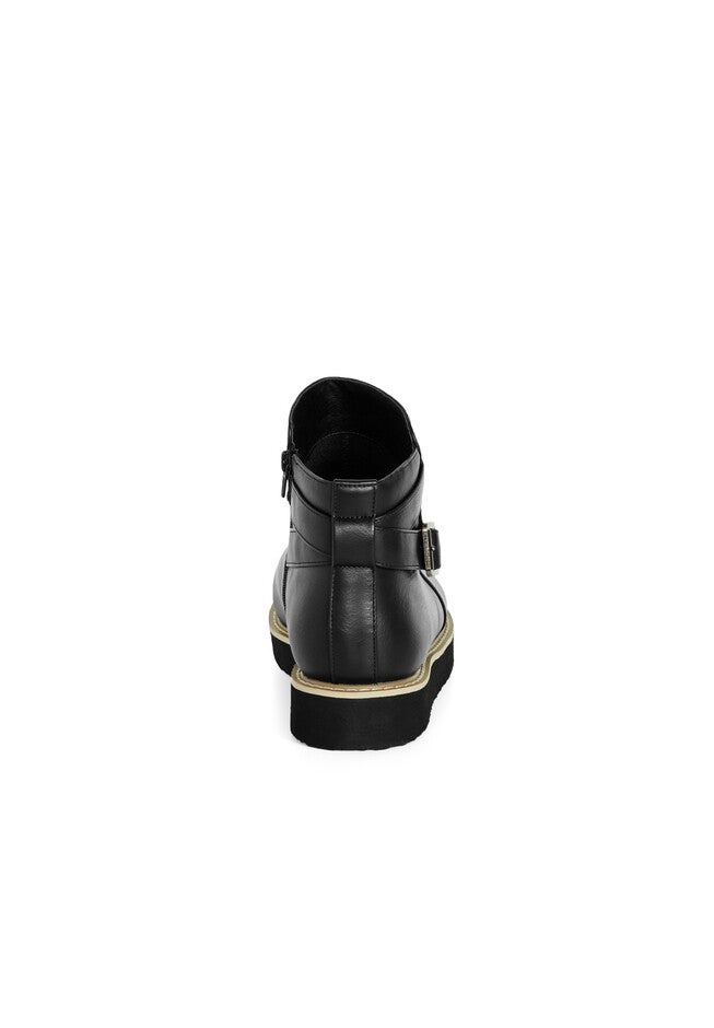WIDE FIT Valentina Ankle Boot, BLACK, alternate image number null